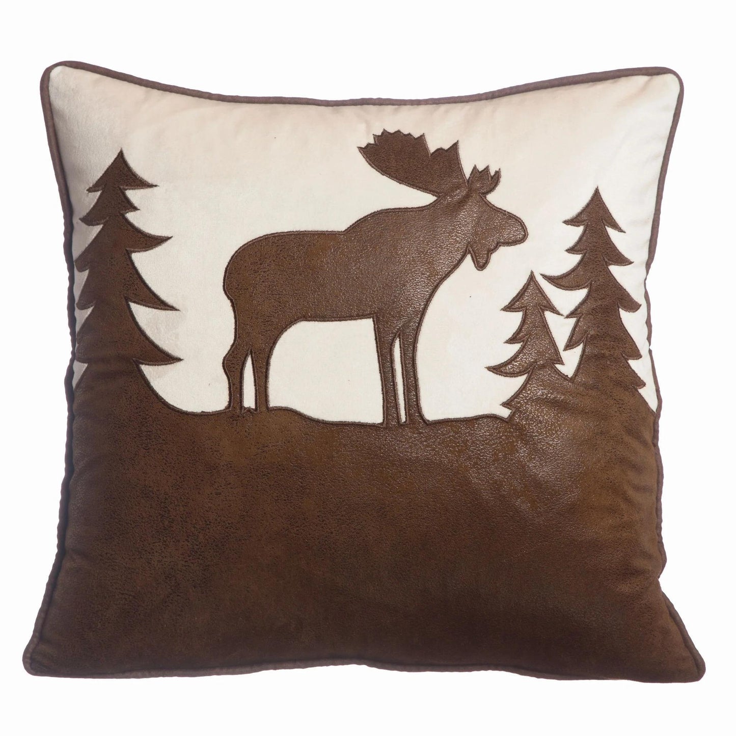 Carstens Misty Mountain Moose Pillow - Carstens