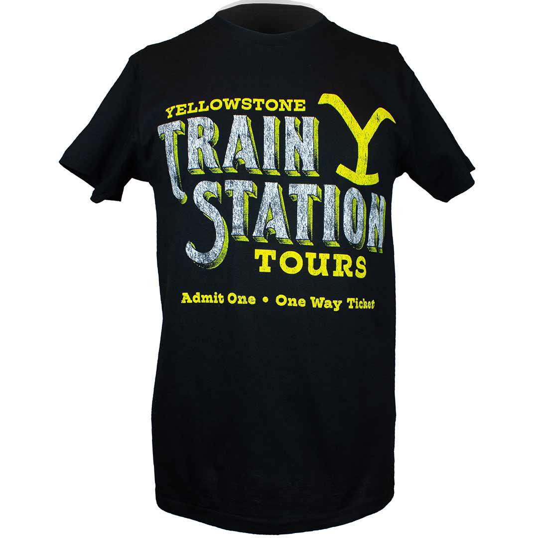 Changes Men's Yellowstone "Train Station" T-shirt - Clearance