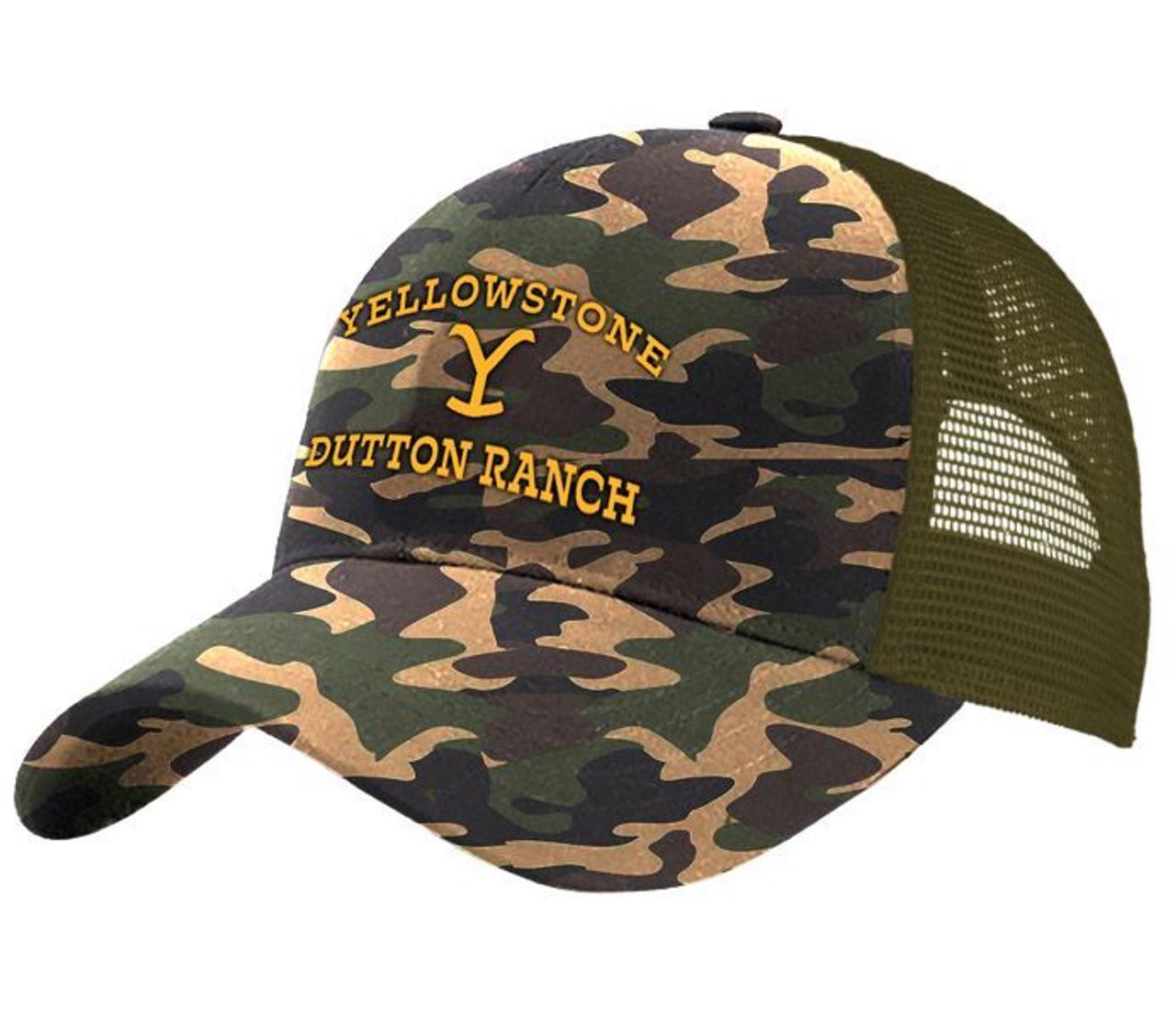 Changes Yellowstone Camo Dutton Ranch Hat - Clearance