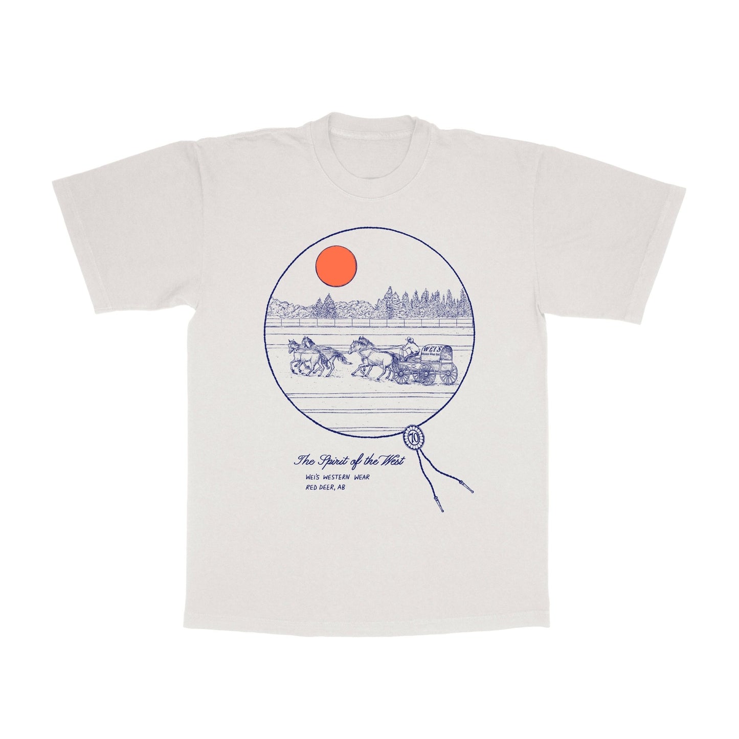 Wei's Chuckwagon 70th Anniversary T-shirt - Wei's Western Wear
