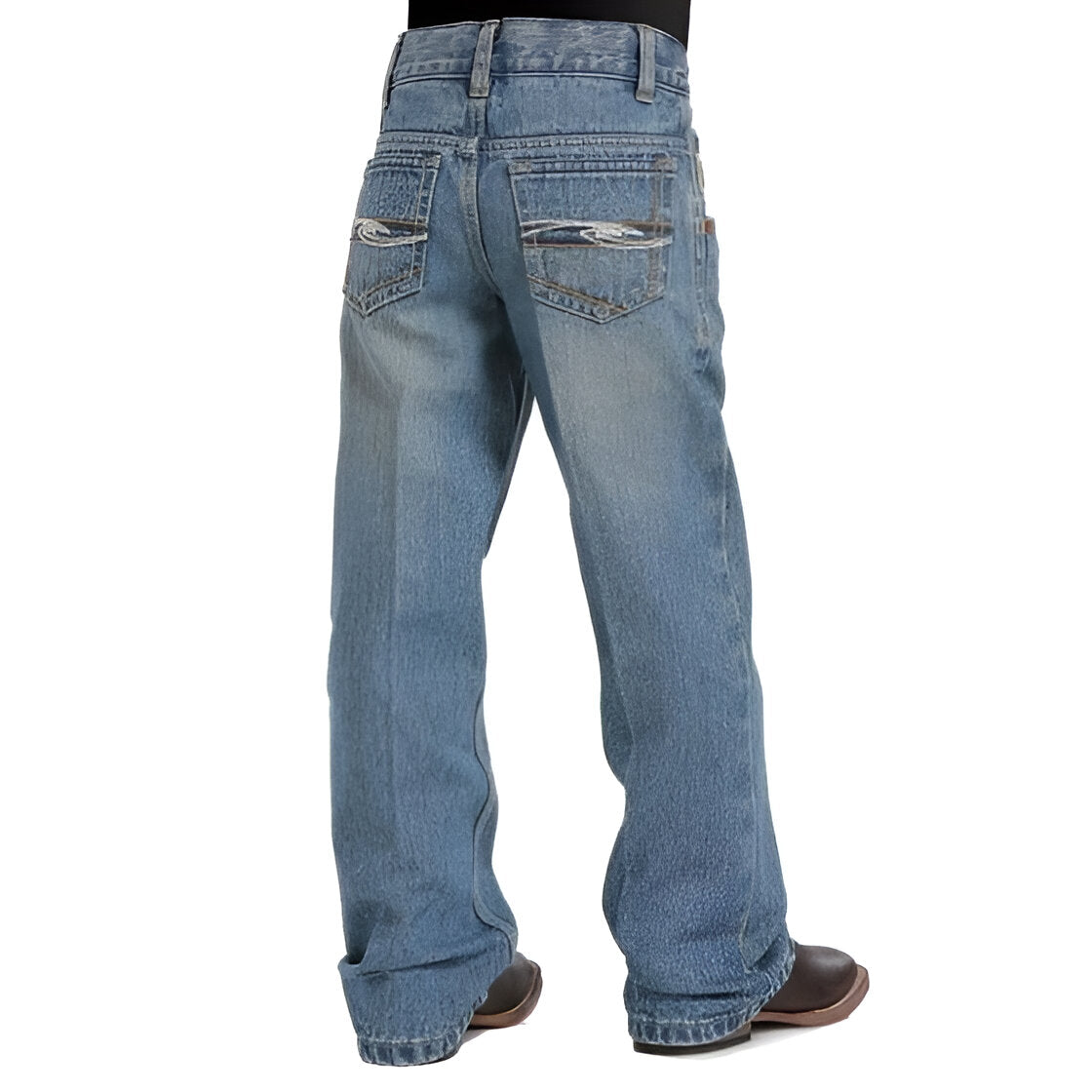 Cinch Boy's Jeans Tanner Relaxed Fit Mid Rise Boot Cut