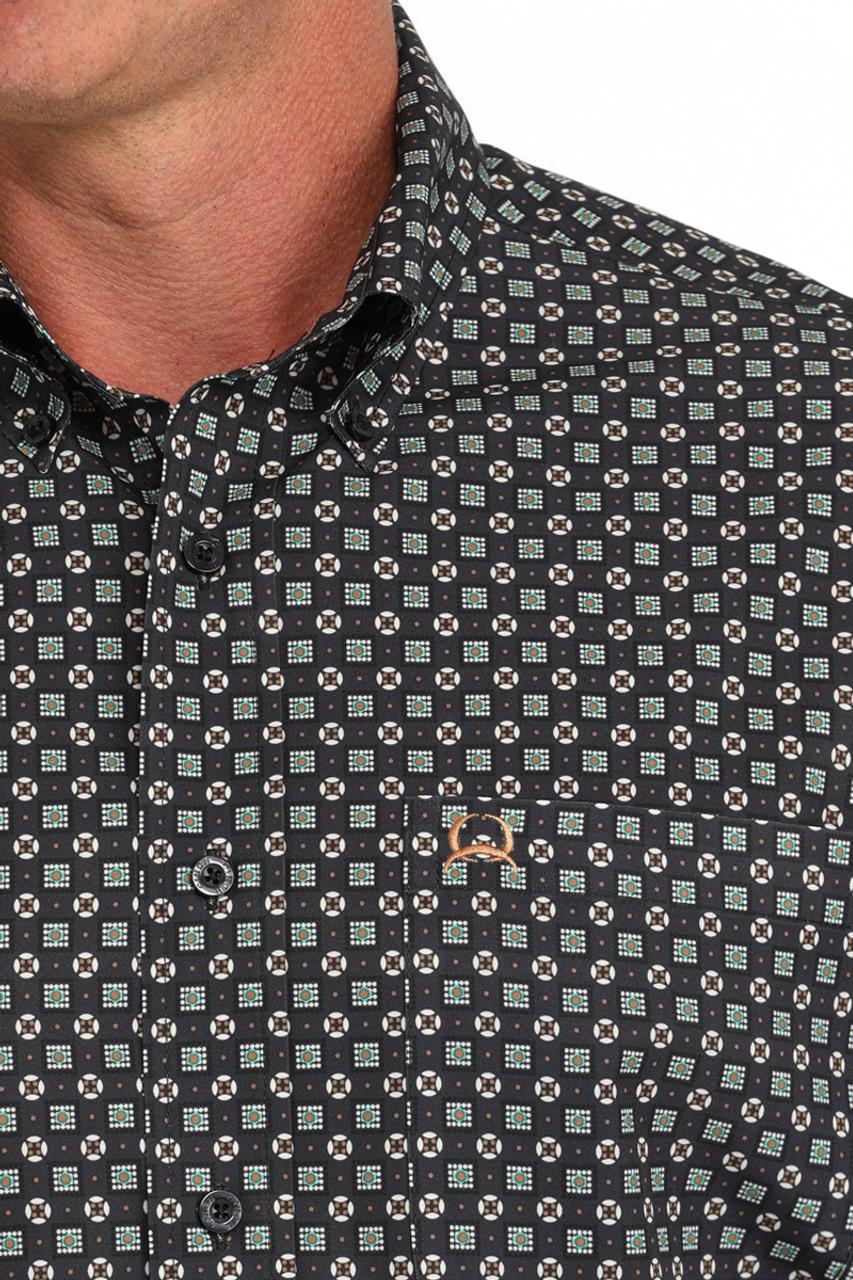 Cinch Men's Arenaflex Printed Short Sleeve Shirt