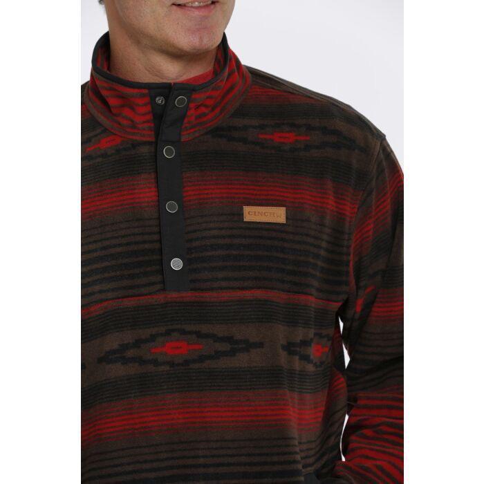 Cinch Men's Aztec Printed Polar Fleece MWK1514012 CLEARANCE
