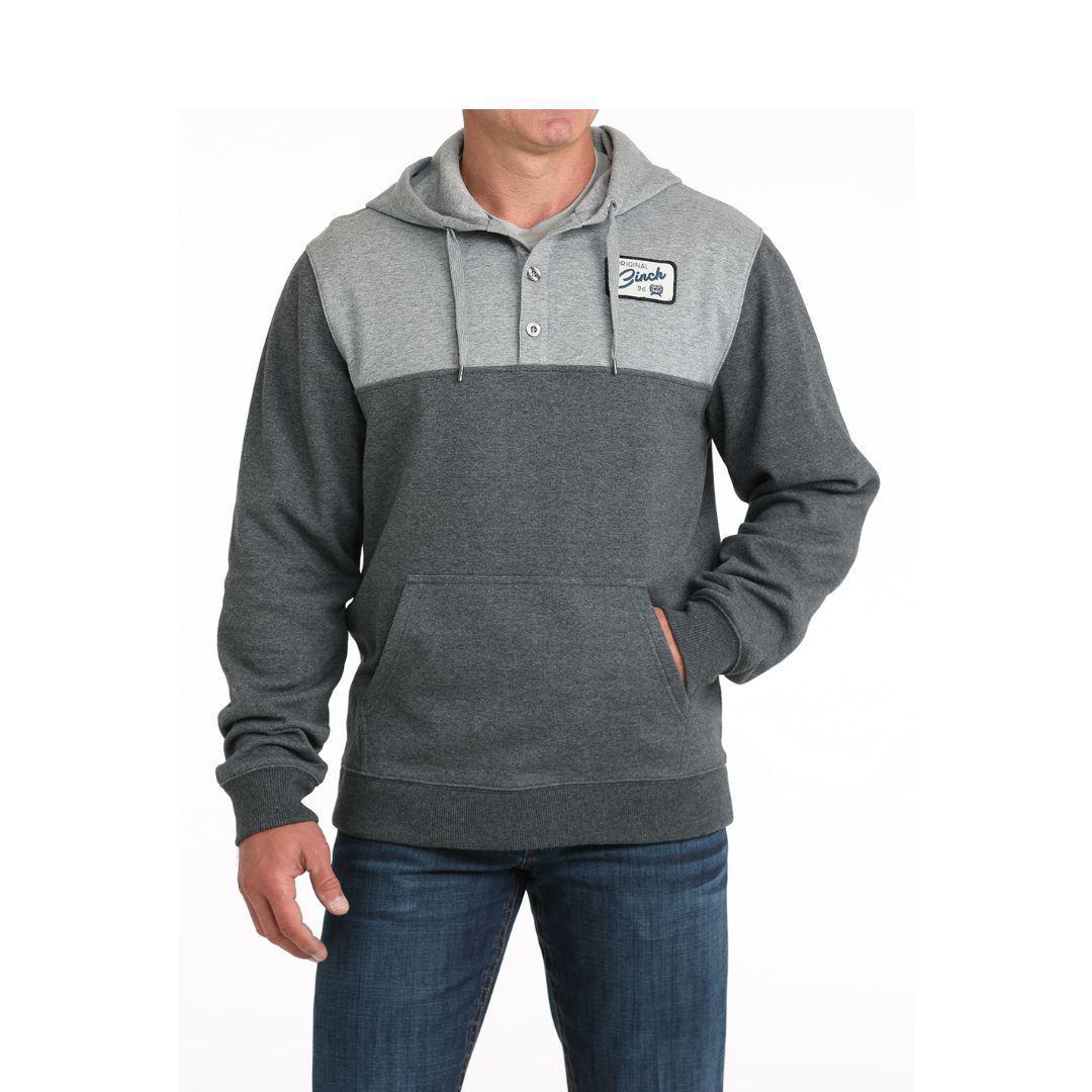Cinch Men's Charcoal Pullover Hoodie - Cinch