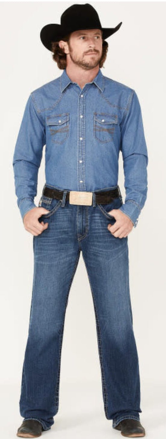 Cinch Men’s Grant Jeans Mid Rise Relaxed Boot Cut -Clearance