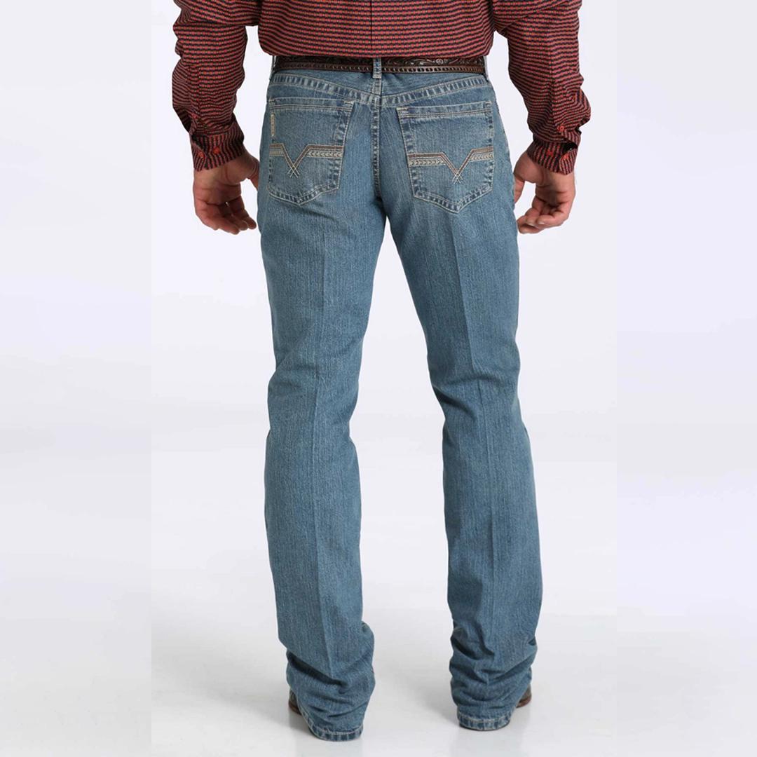 Cinch Men's Ian Medium Stone Indigo Jeans