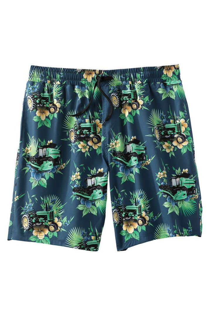 Cinch Men's Swim Trunks Teal/ Tractors