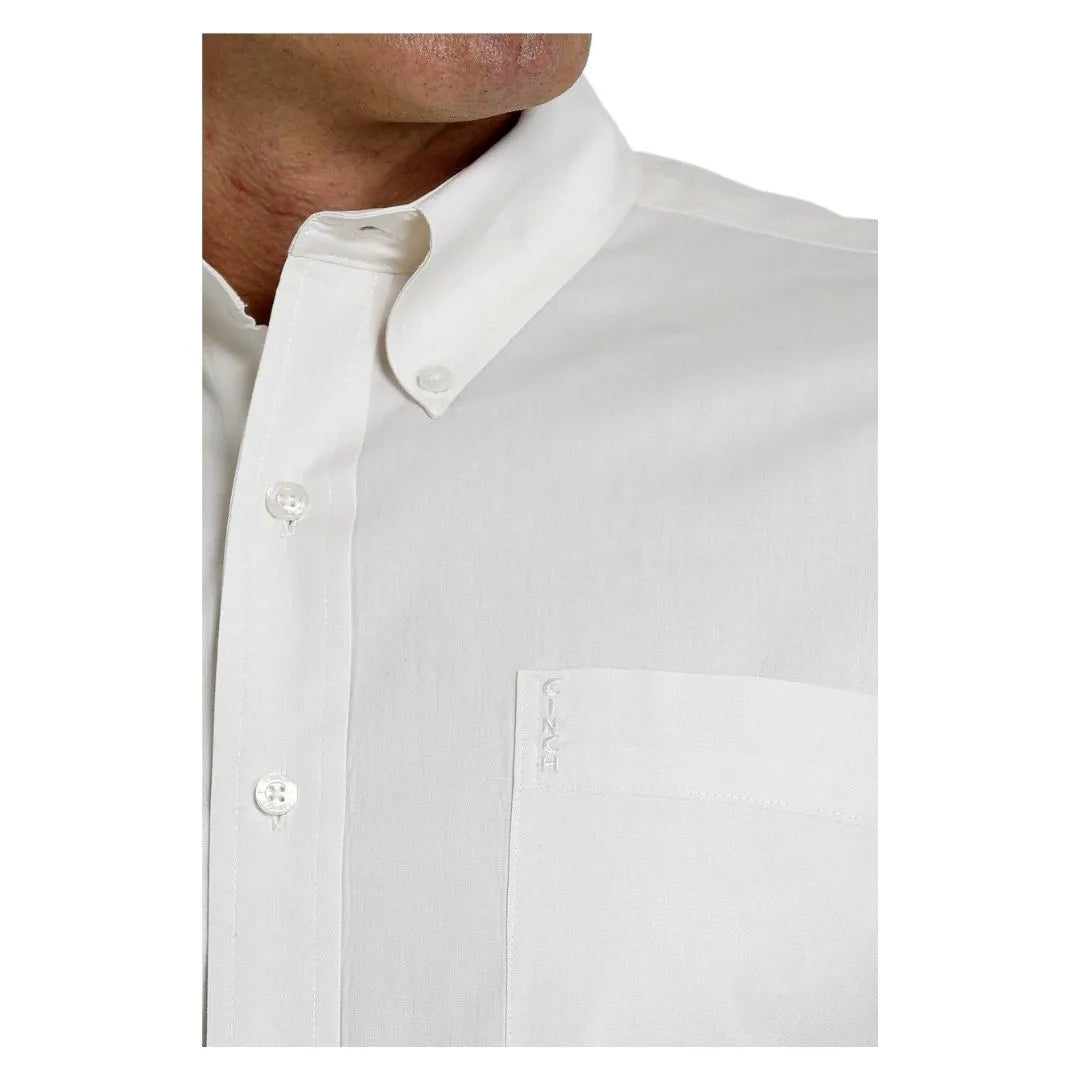 Cinch Men's Modern Fit Button-Down Shirt Solid Colour