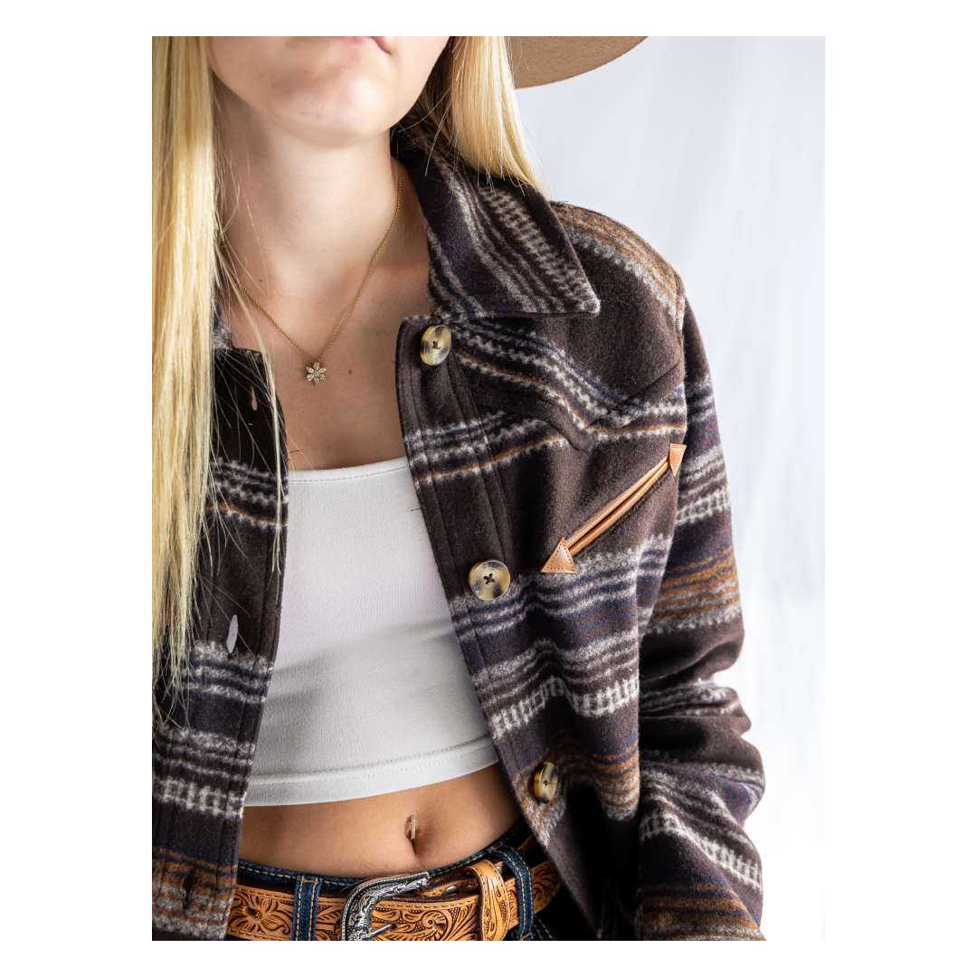 Cruel Denim Women’s Sweater Knit Shacket -Clearance