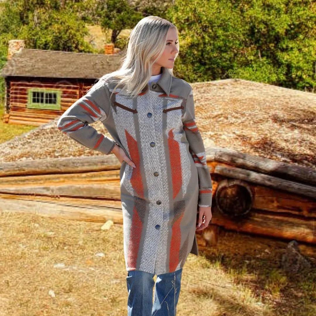 Cruel Women's Duster OW25 Stone - Cinch