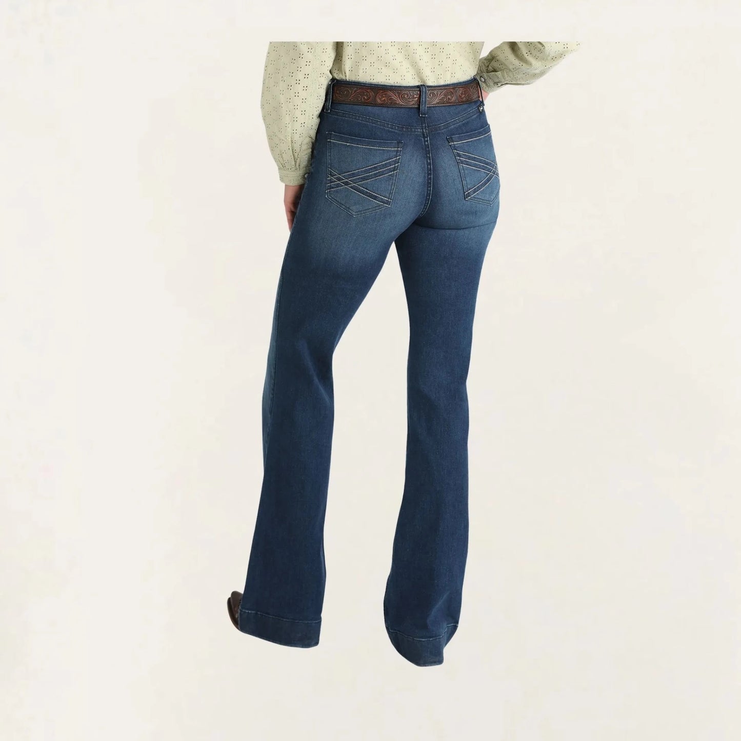 Cruel Denim Women's Mila Dark Stone Moderate Rise Trouser - Cruel Denim