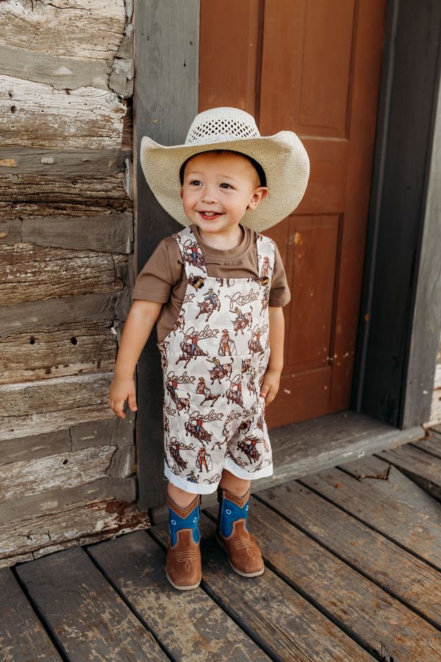 Shea Baby Rodeo Bull Rider Romper Set - Shea Baby
