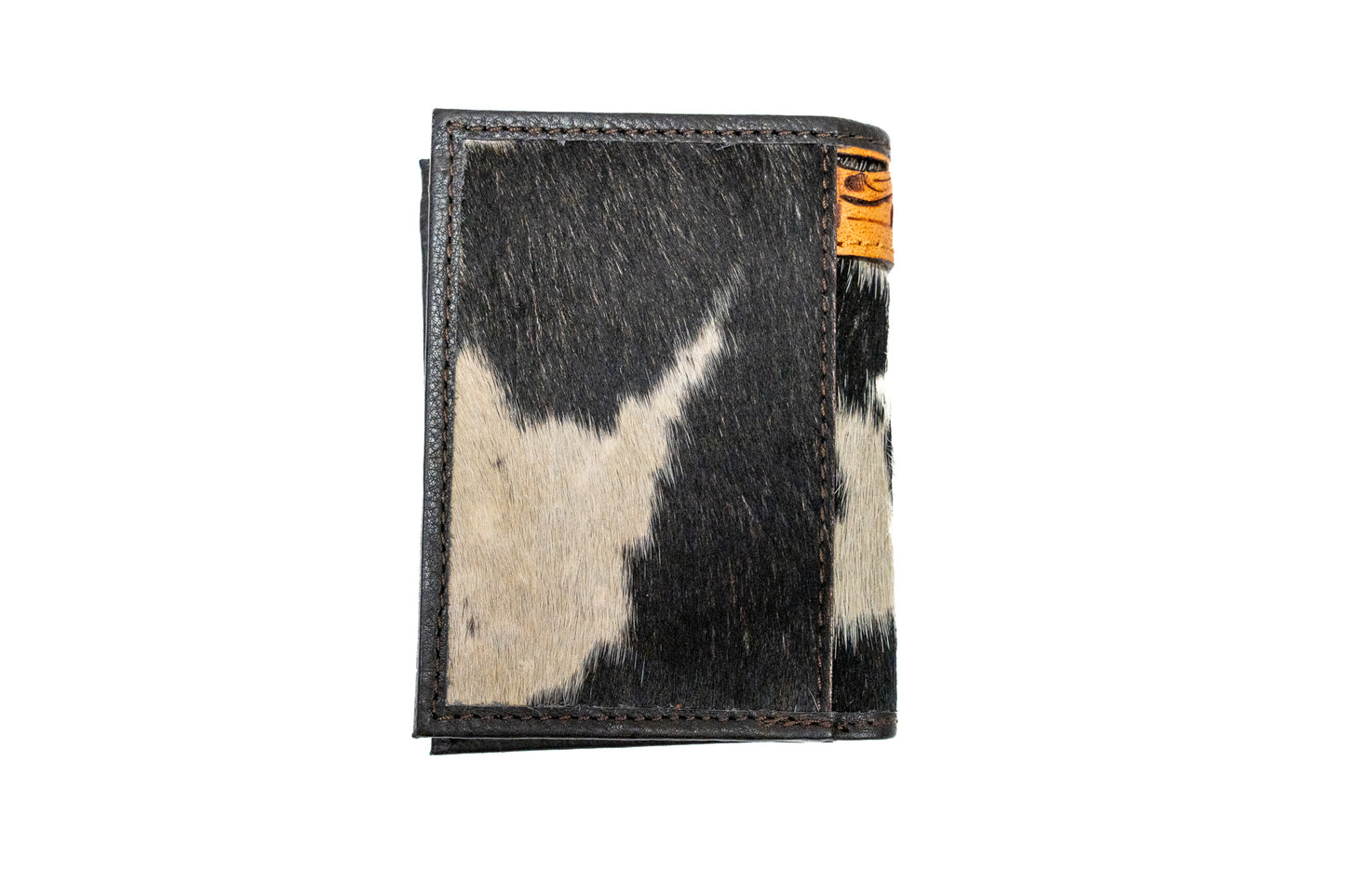 Challenger Bi-fold Cowhide Floral Leather Wallet