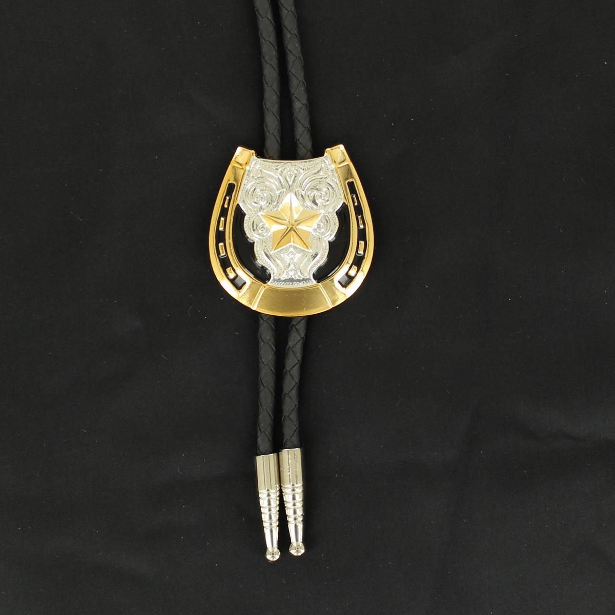 Double S Adult Bolo Horseshoe - Star