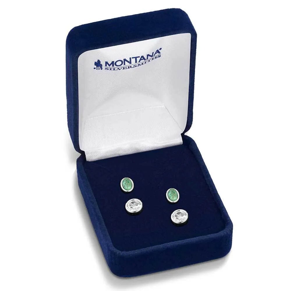 Montana Silversmiths Circle Four Post Earring Set - Montana Silversmiths