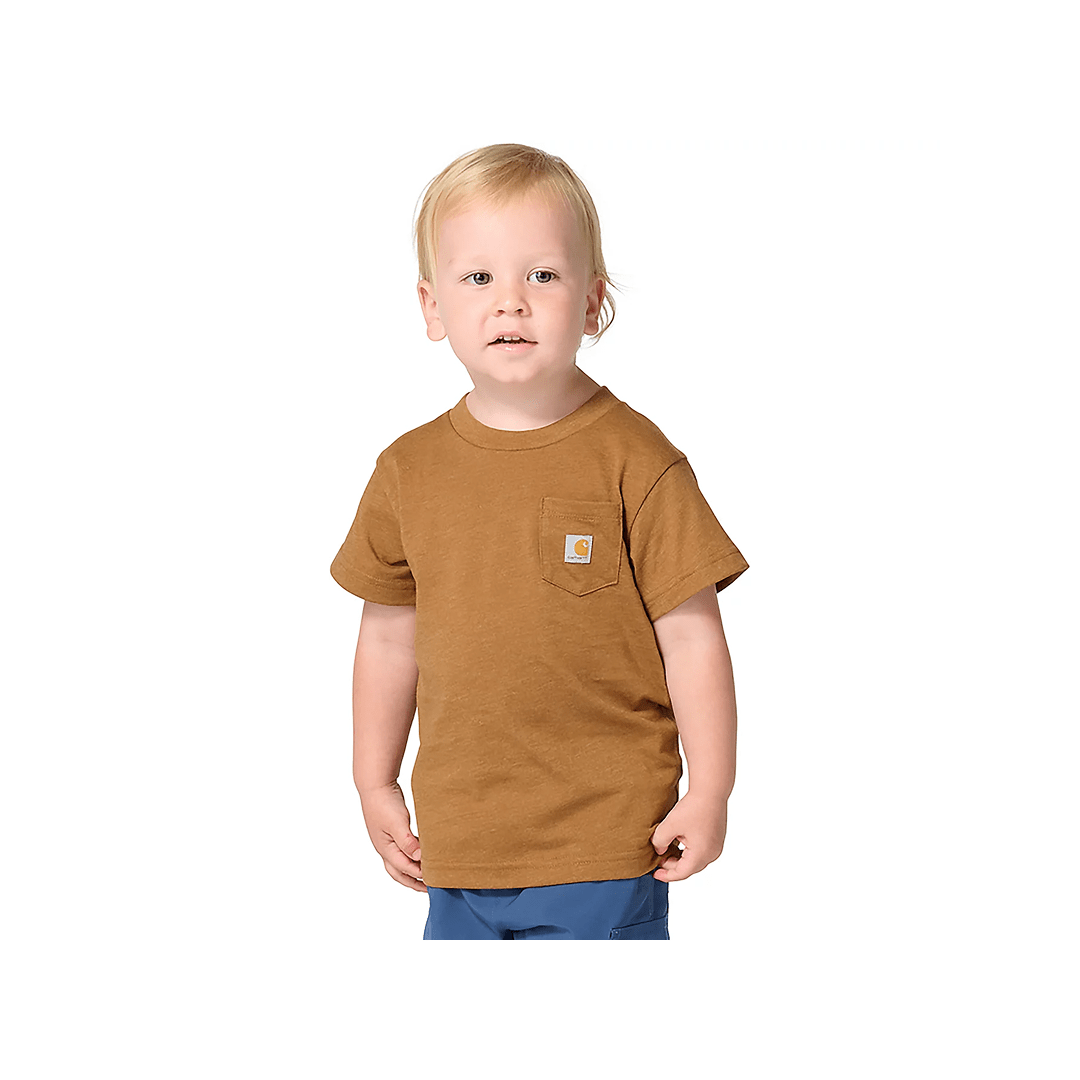 Carhartt Kid's Brown T-Shirt w/ Dog Graphic - Carhartt