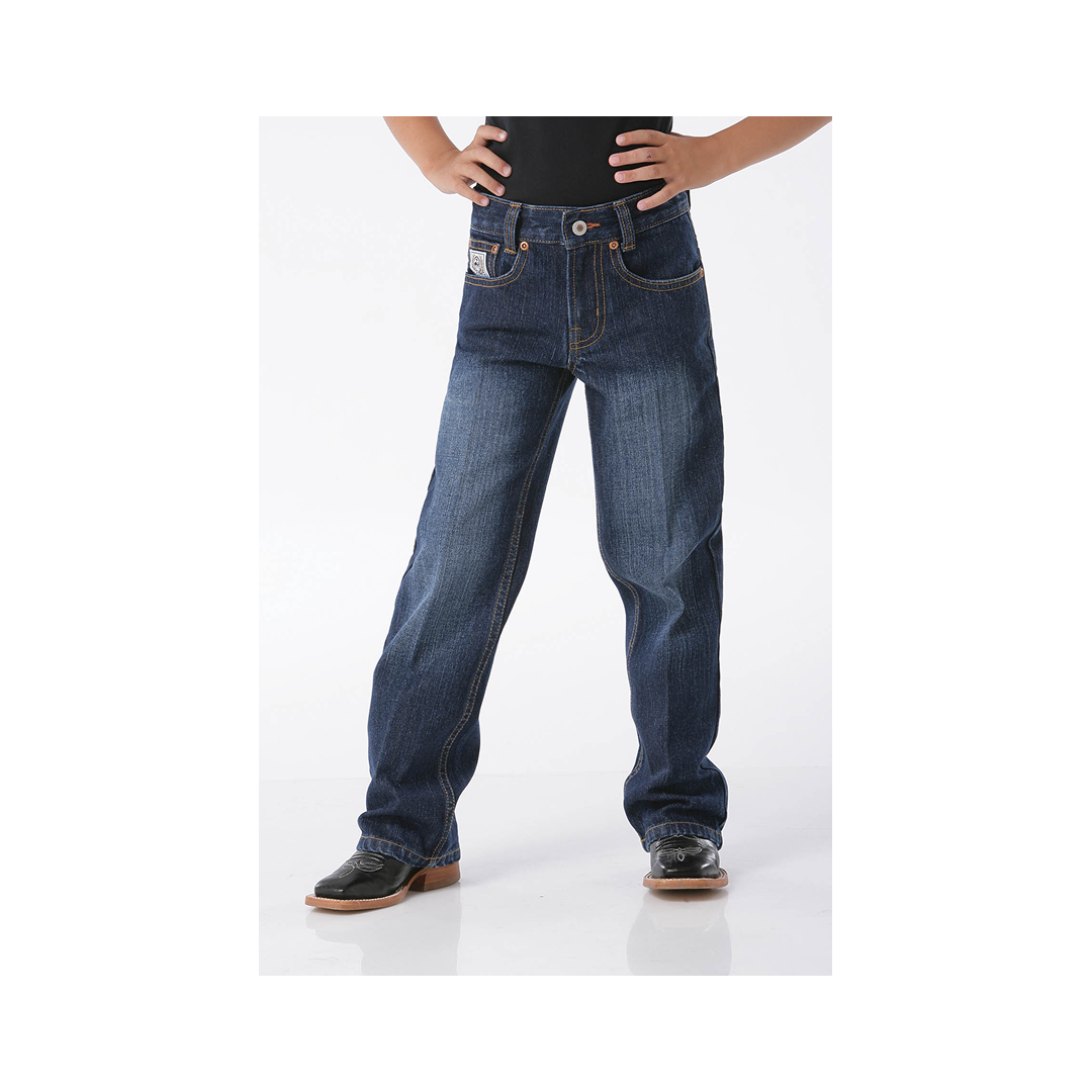 Cinch Boy's White Label Relaxed Straight Leg Jeans weis-western-wear