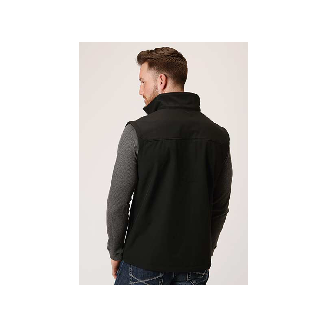 Roper Men's Black Lightweight Soft Shell Vest