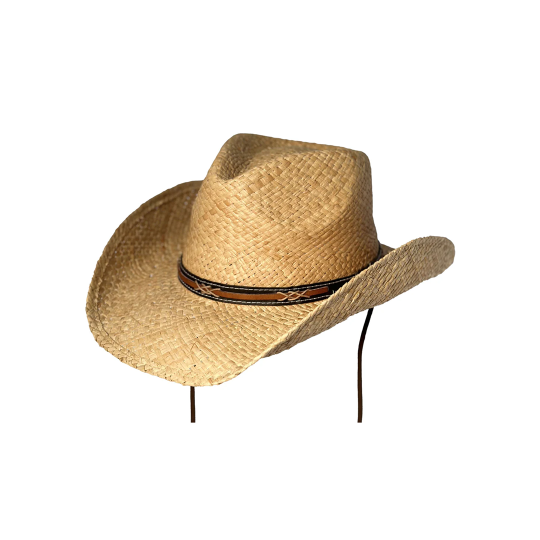 Conner Hats Billings Raffia Natural Straw Cowboy Hat weis-western-wear