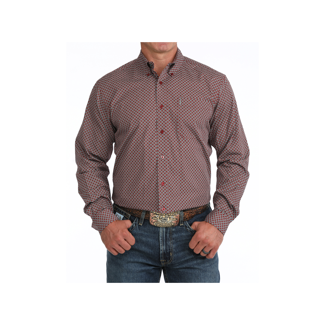 Cinch Men's Modern Fit Long Sleeve Western Shirt