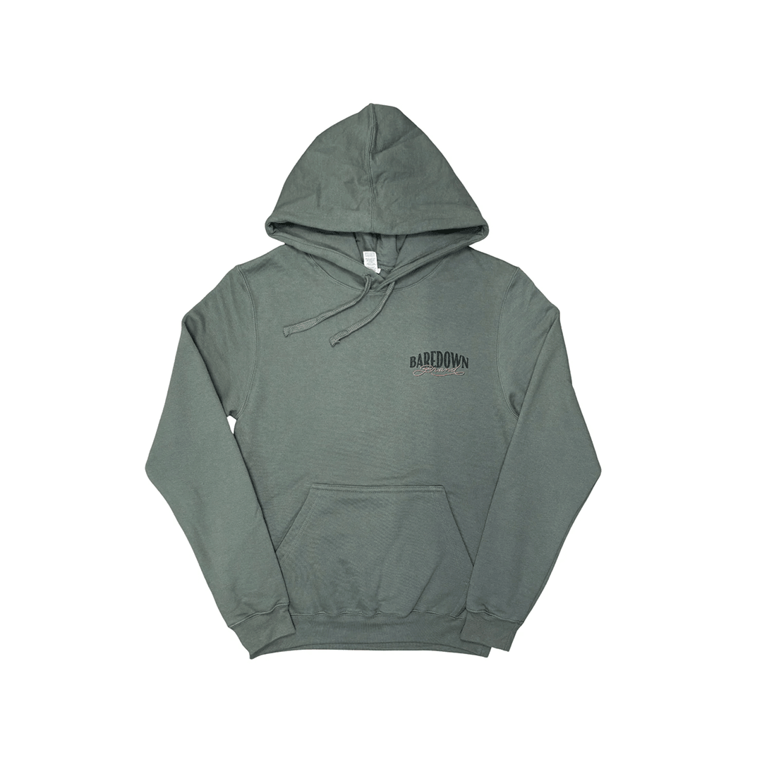 Baredown Unisex Locked Olive Hoodie - Baredown