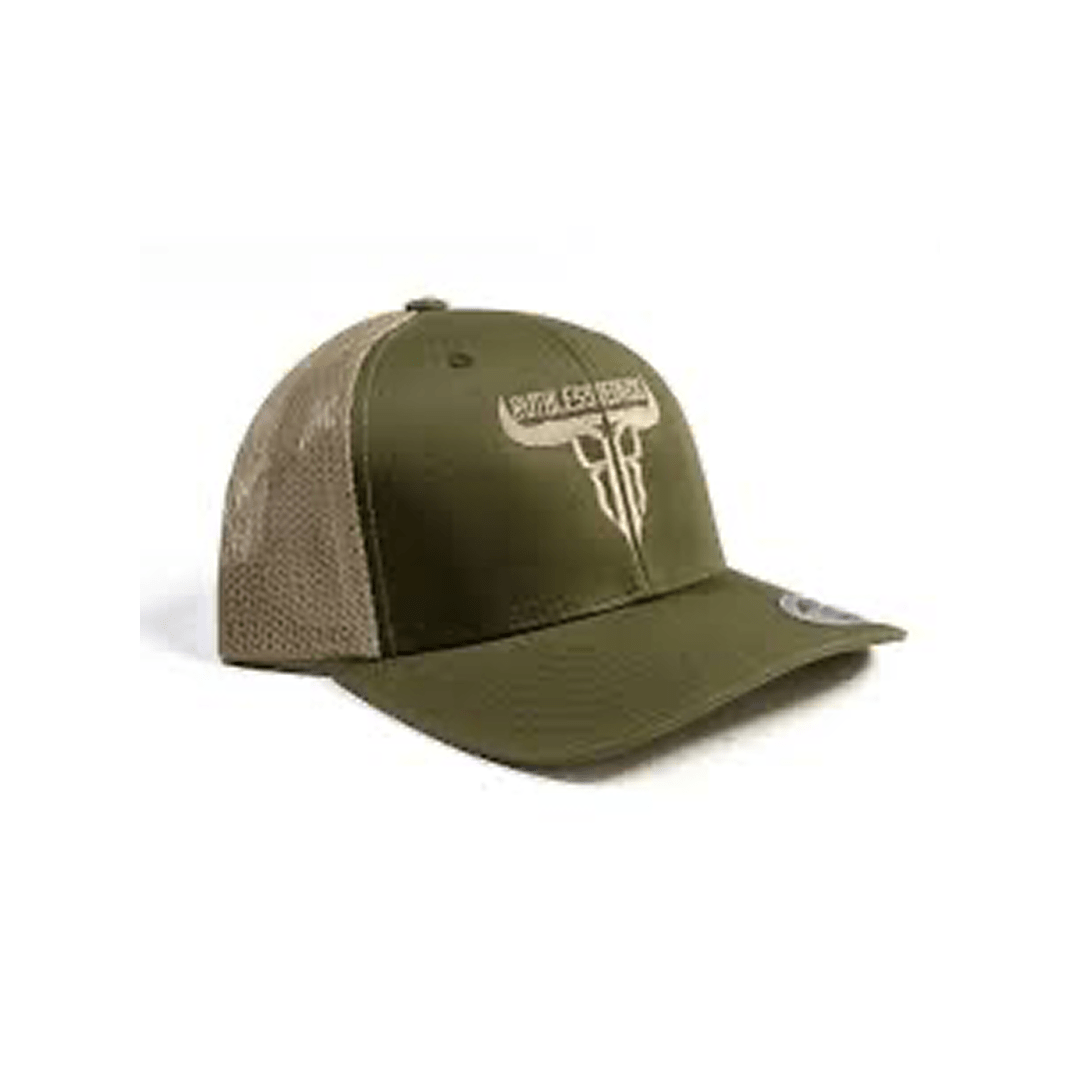 Ruthless Rednecks Men's Raw Talent Olive Khaki Patch Hat - Ruthless Rednecks