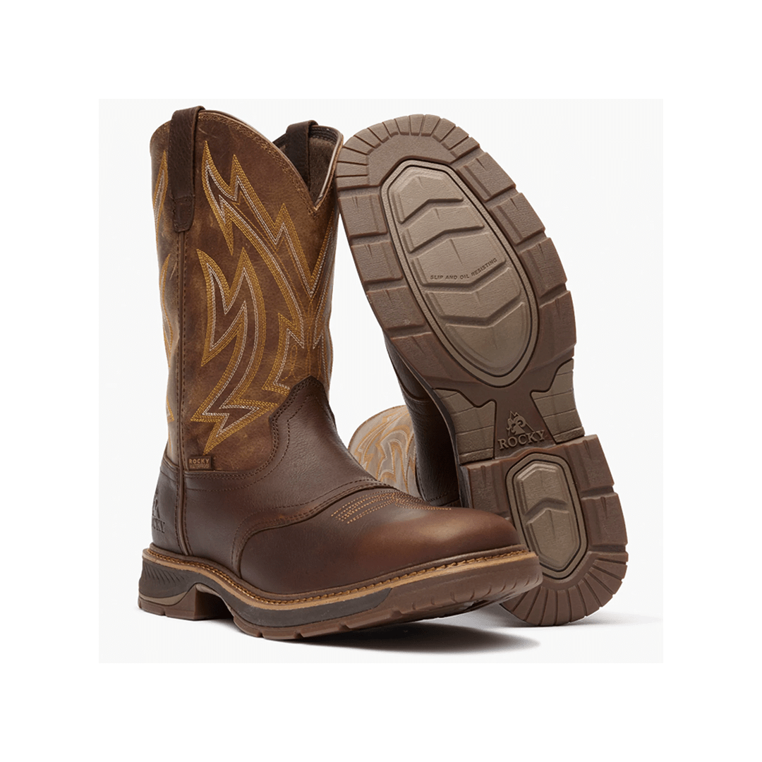 Rocky Boots Ride LTE Waterproof Western Cowboy Boots - Rocky Boots