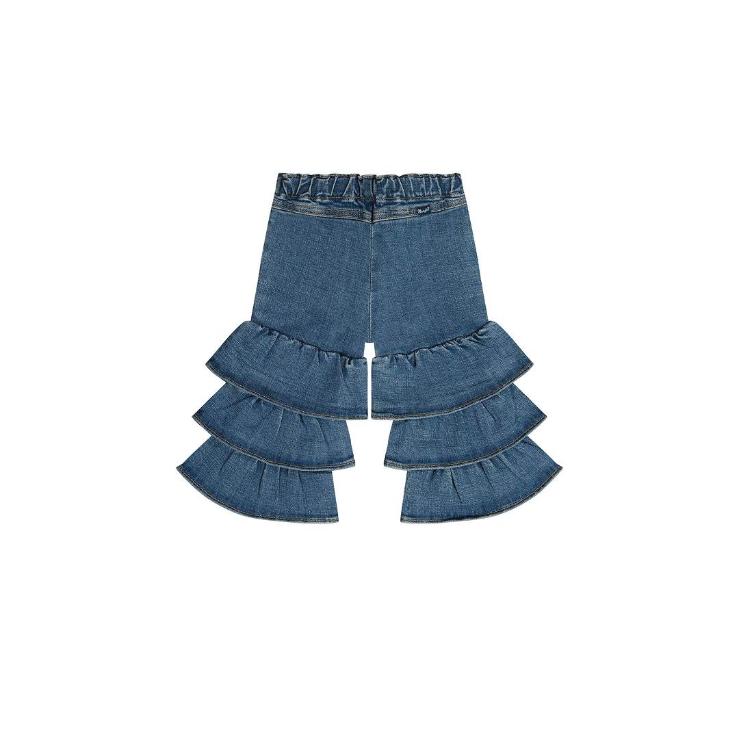 Wrangler infant Pull Up Tiered Flare Jean - Wrangler