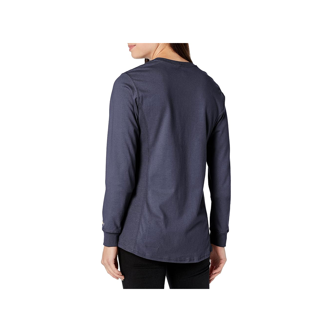 Carhartt Women's Flame-Resistant Force Cotton Long-Sleeve Crewneck T-Shirt