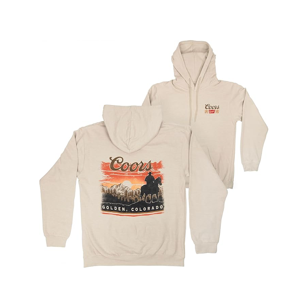 Changes Men's Coors Desert Skyline Hoodie weis-western-wear