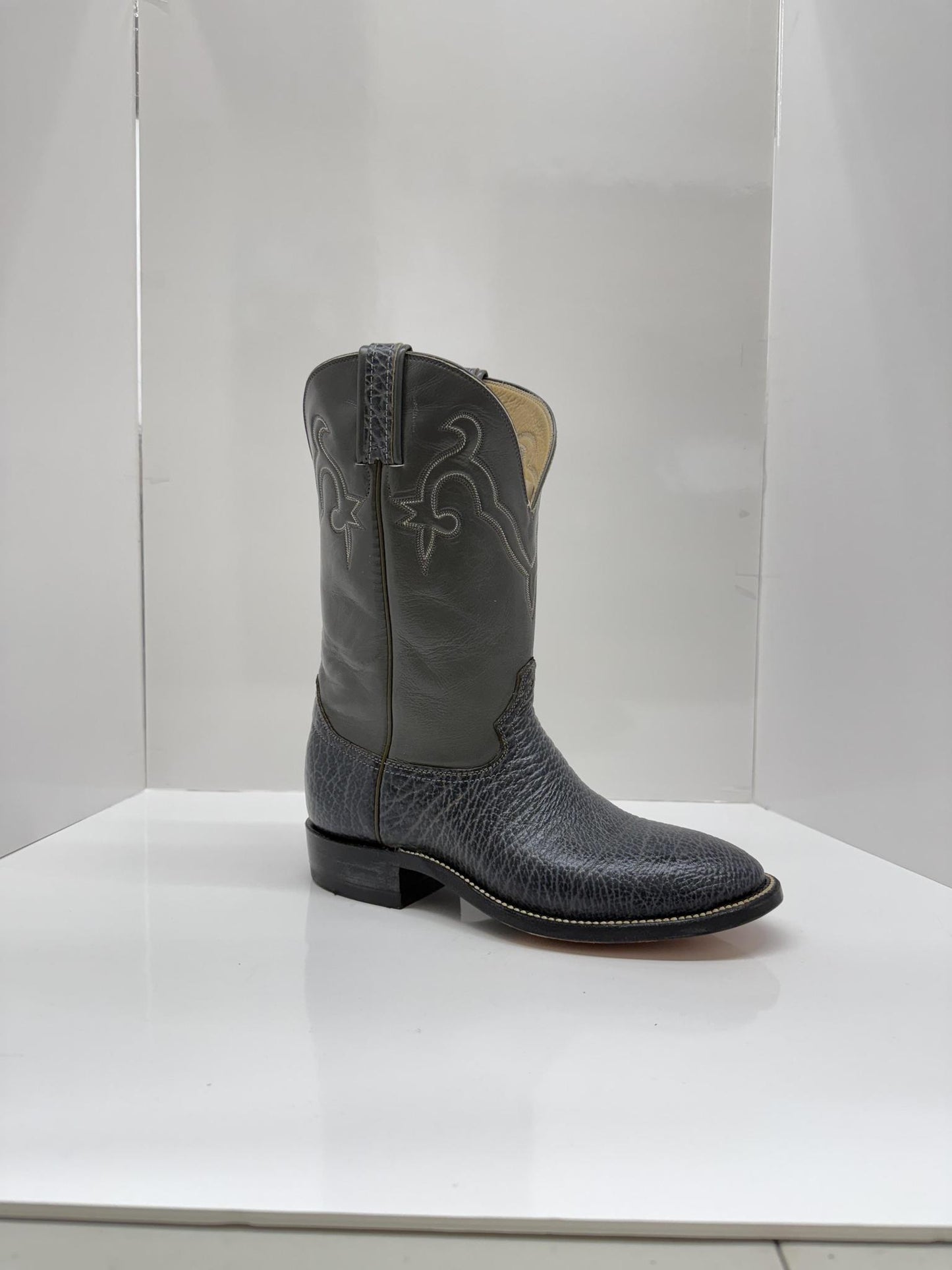 Garage Sale Hondo Men's 11" Cowboy Boots Grey/Blue