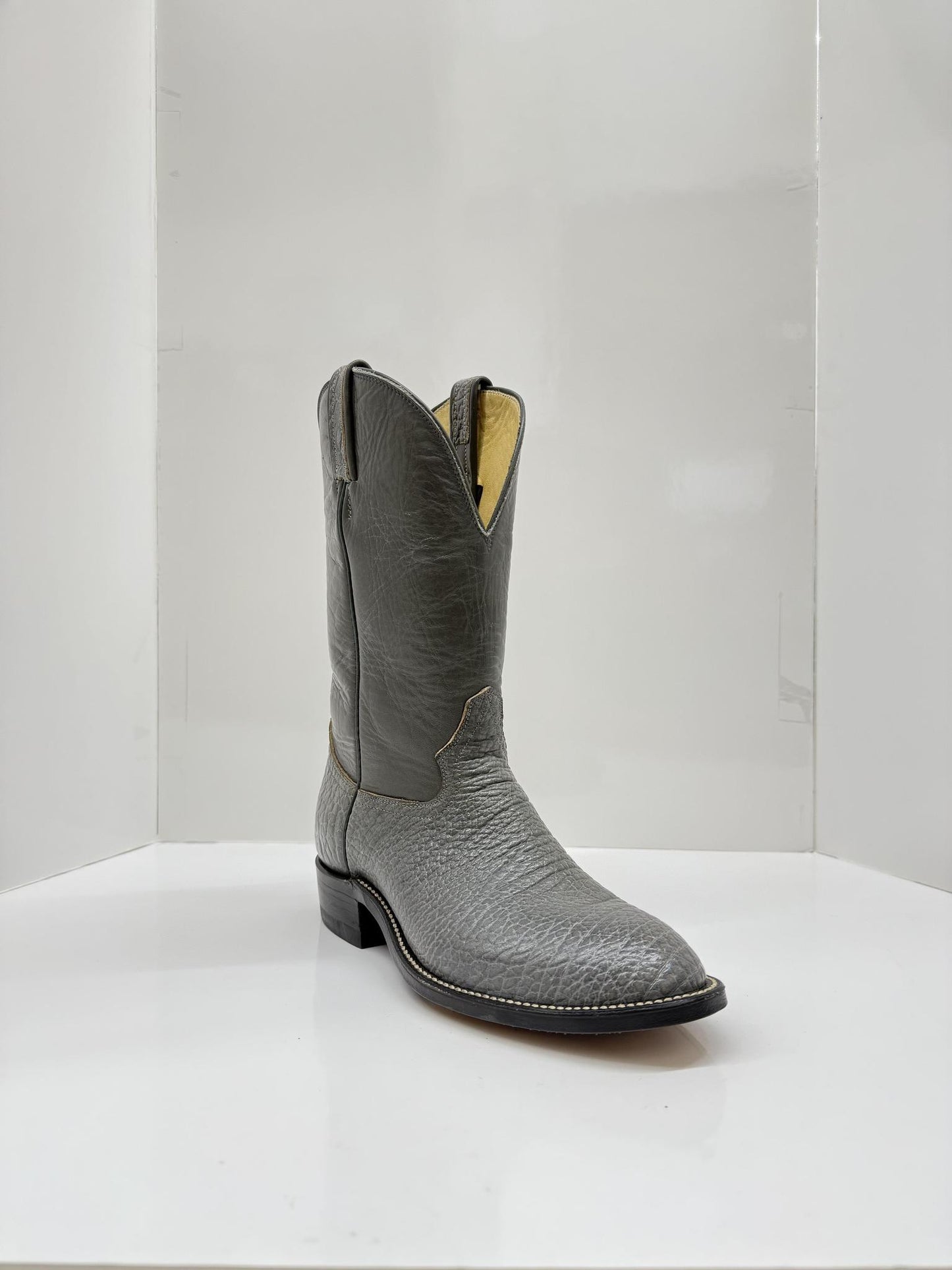 Garage Sale Hondo Men's 11" Cowboy Boots Two Tone Ash Grey weis-western-wear