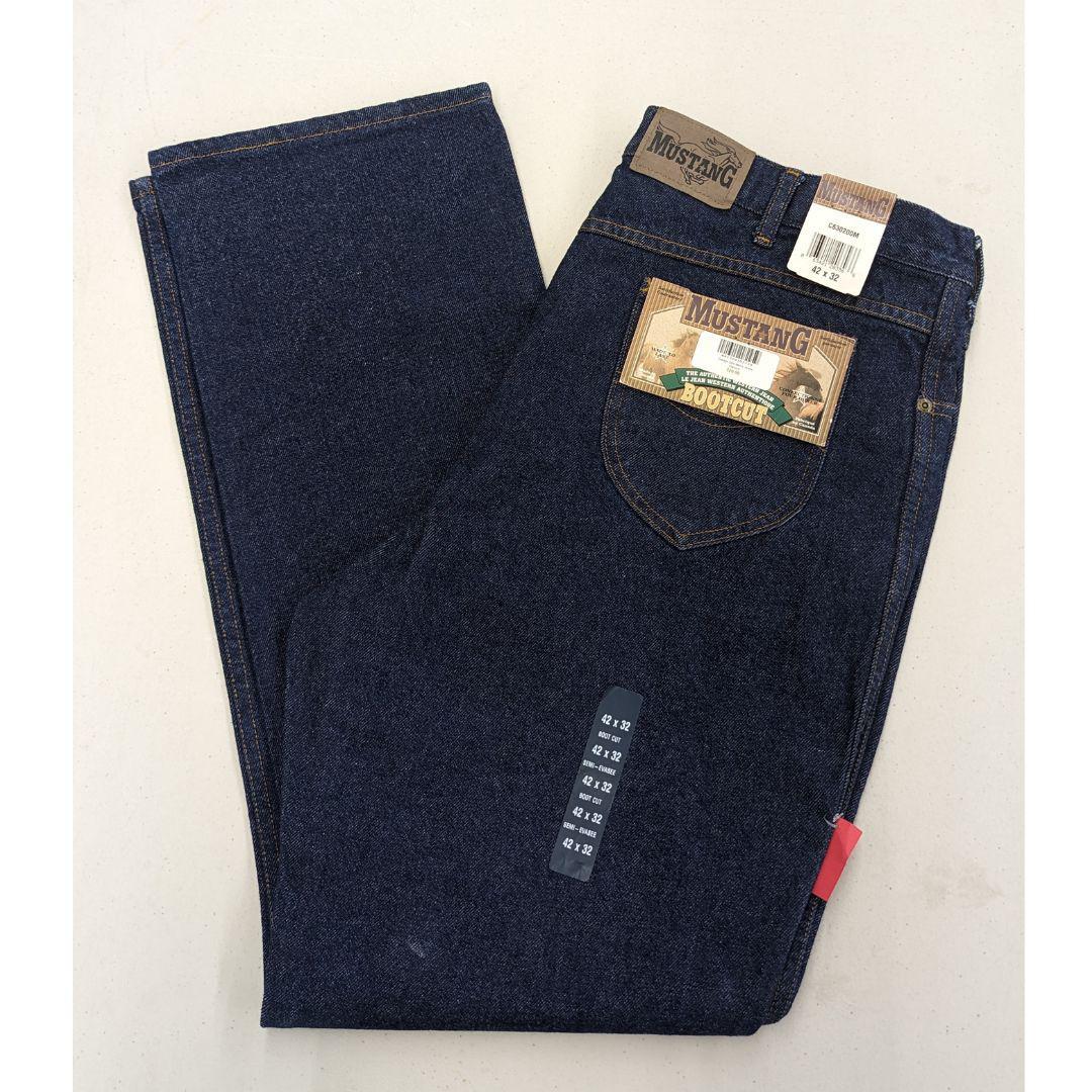 Garage Sale Mustang Men's Boot Cut Straight Leg Jeans - Mustang