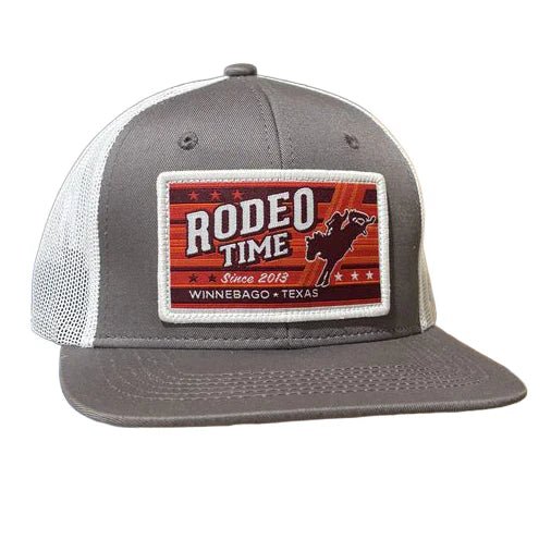Rodeo Time Grey Rodeo Time Patch Meshback - Rodeo Time