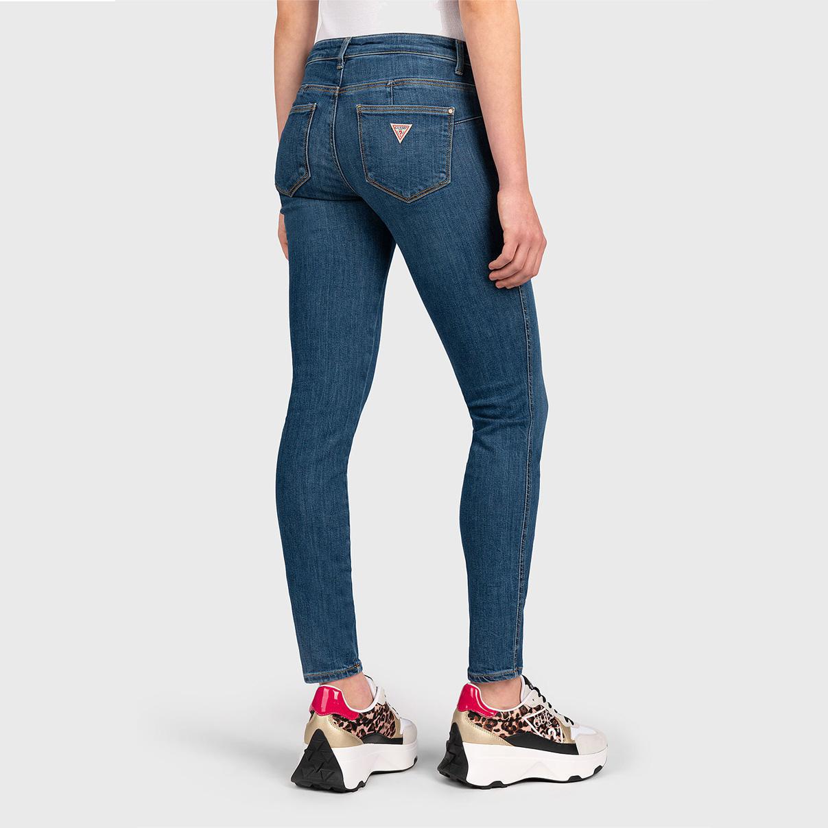 Guess Women's Curve X Elastic Jeans Blue