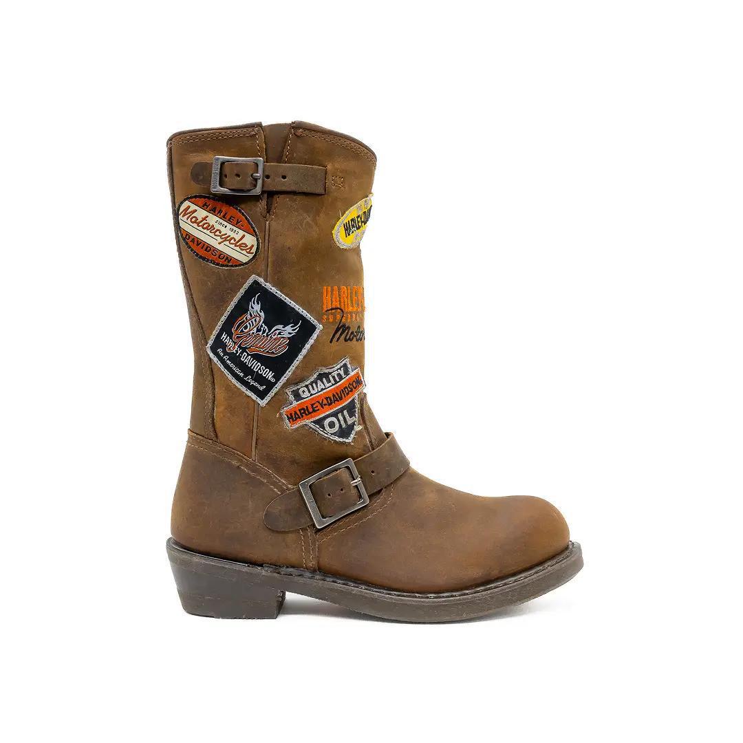 Harley Davidson Women’s Brooklyn Patch Brown - Clearance