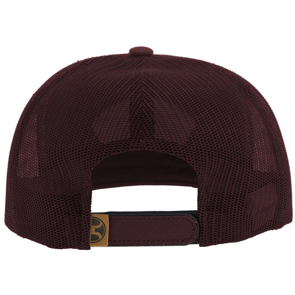 Hooey "Cavvy" Punchy Hat Maroon With Leather Patch