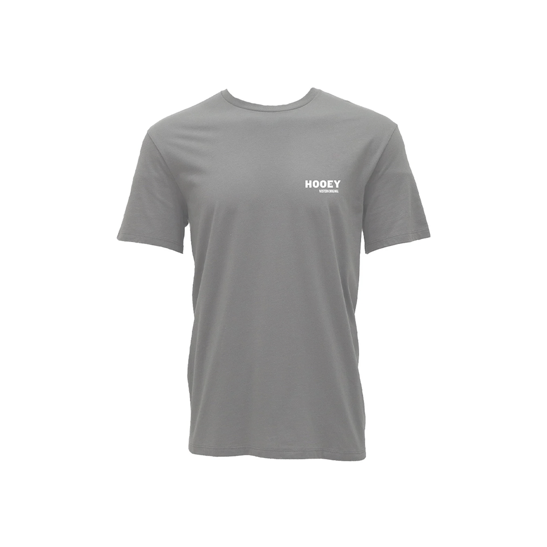 Hooey Men's Briggs T-Shirt Grey w/ White and Brown Logo weis-western-wear