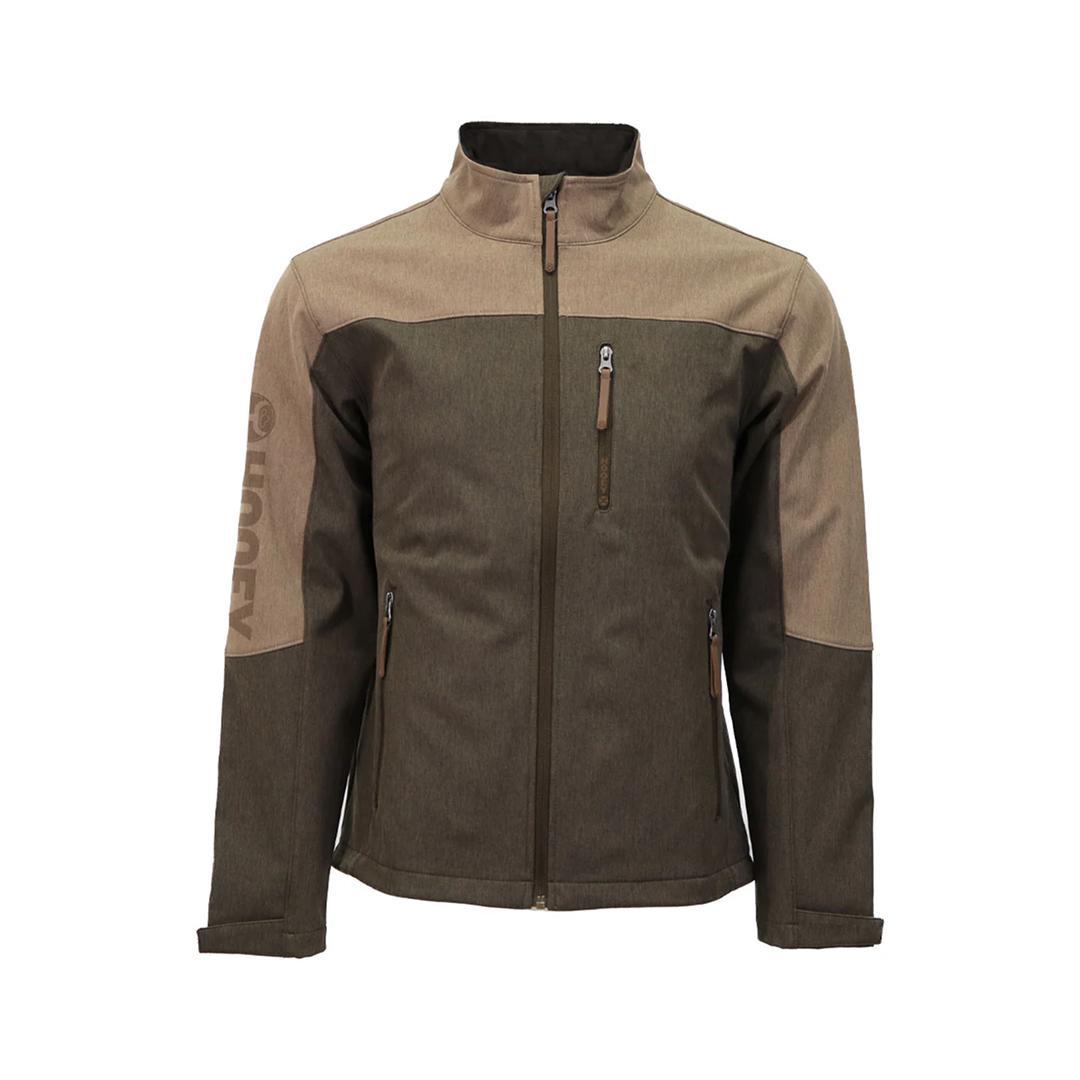 Hooey Men's Jackson Soft Shell Jacket Brown & Tan weis-western-wear