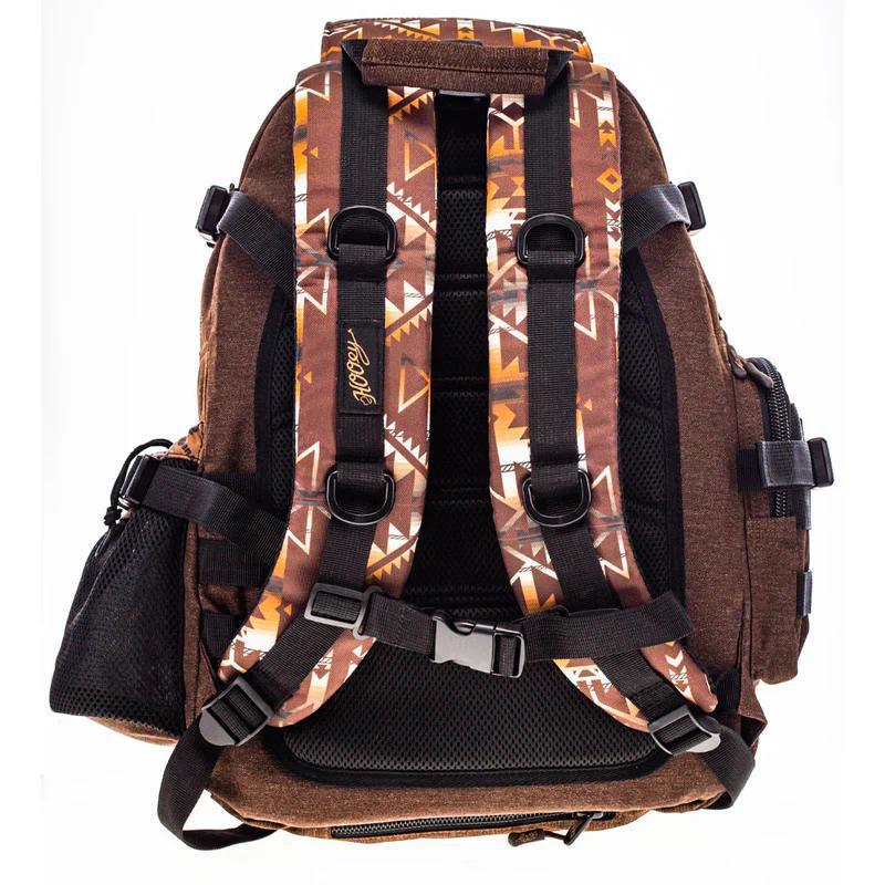 Hooey Mule Aztec Hooey Backpack- Black/Brown
