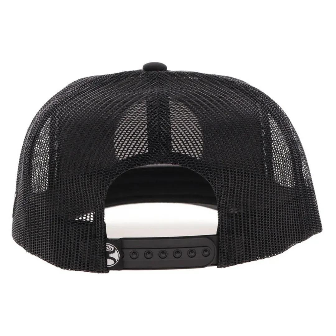 Hooey "Quanah" Hat Charcoal/Black w/Black & White Circle Patch