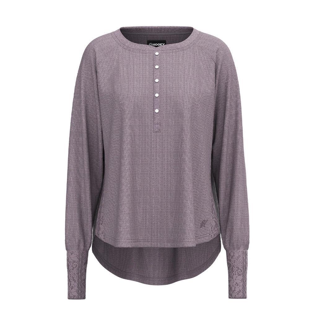 Hooey Women's Thermal Henley Long Sleeve