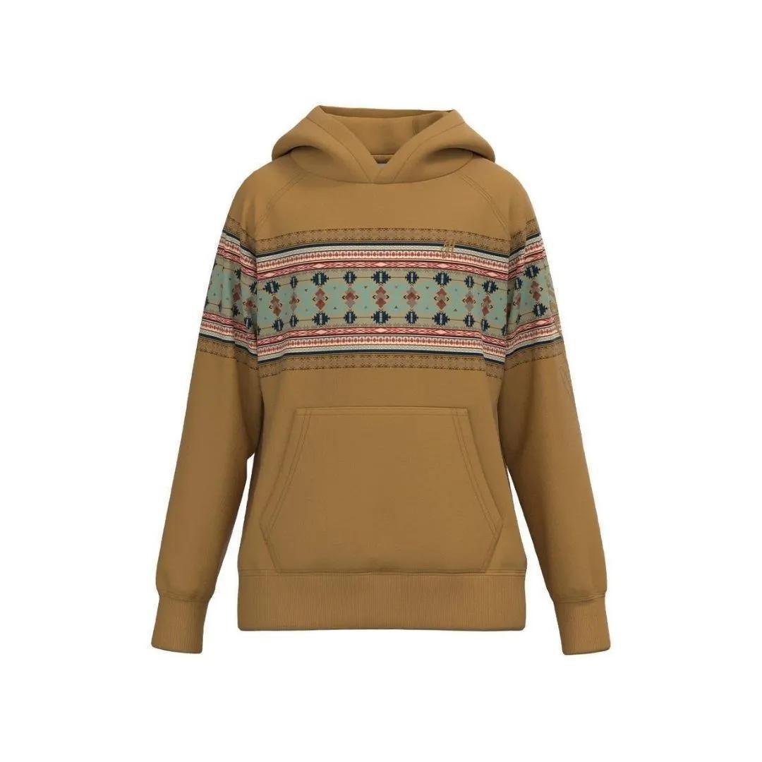 Hooey Youth "Legendary Hoody" Tan w/Thunderbird Pattern - Hooey