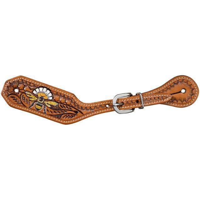 J.T.International Silver Royal Bee Spur Straps - JT International