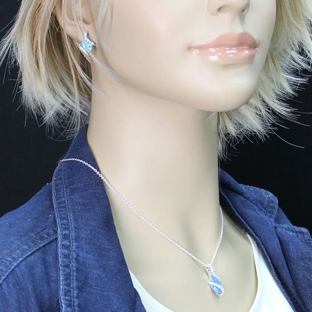 Montana Silversmiths River Lights Twin Paths Jewelry Set - Montana Silversmiths