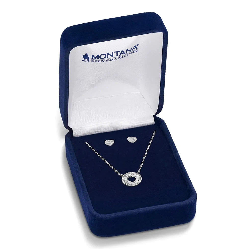 Montana Silversmith Shot Through the Heart Jewelry Set