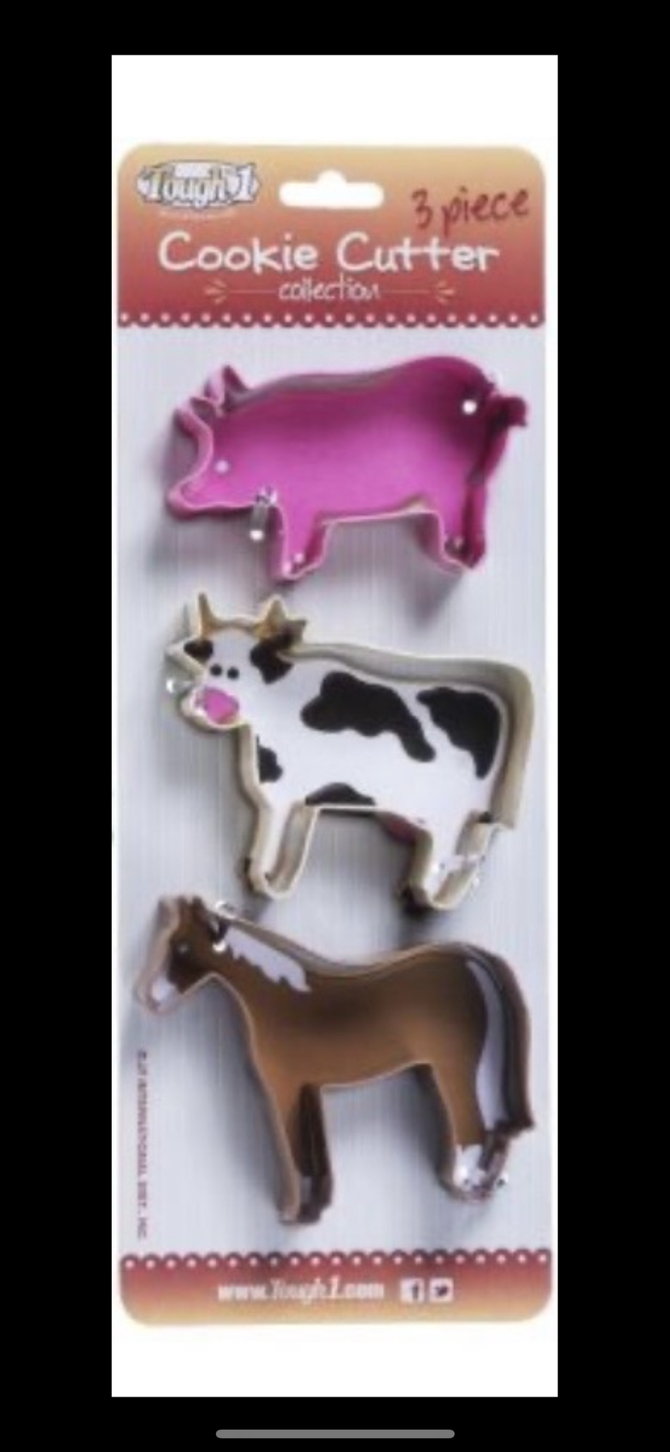 JT International 3 Piece Cookie Cutter Collection 87-9103