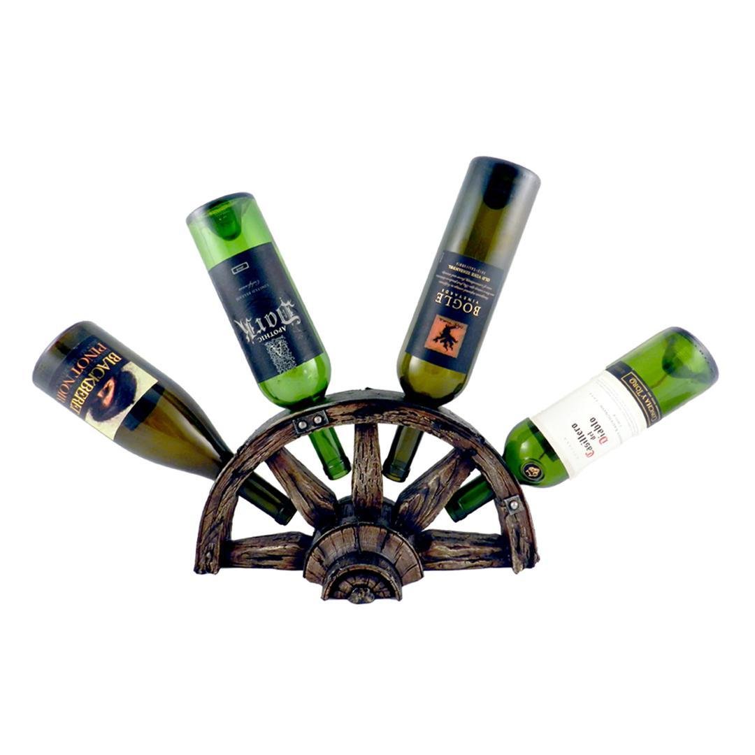 JT International Tough 1 Wagon Wheel Wine Bottle Holder