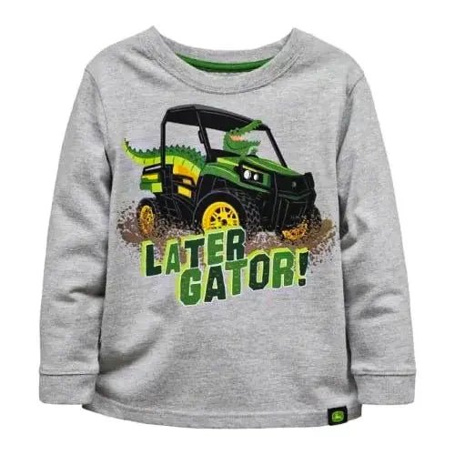 John Deere Boy’s Shirt Long Sleeve Later Gator