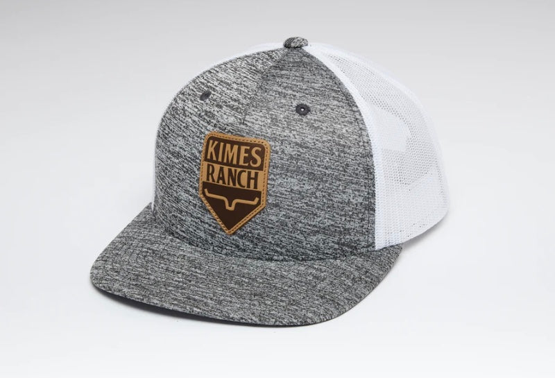 Kimes Ranch Unisex Drop In Trucker Hat- Heather Grey
